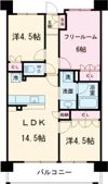 ワコーレ兵庫駅前アニバースの間取り画像