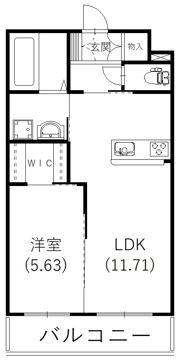 ロイヤルシティ泉Ⅱの間取り画像