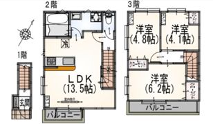 ラニカイの間取り画像