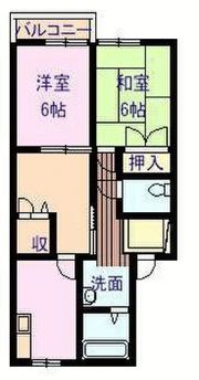 サニーフラットロクの間取り画像