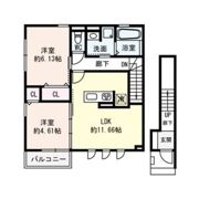 フラン瀬田Aの間取り画像