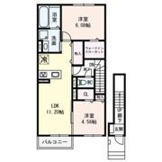 フラン瀬田Bの間取り画像