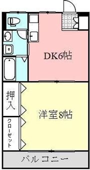 クレール香南の間取り画像
