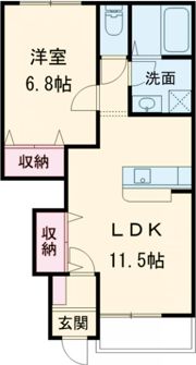 フィルクレスト A棟の間取り画像