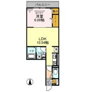 セントラル ポー Aの間取り画像