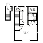 ブルック北上Iの間取り画像