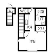 ブルック北上Iの間取り画像