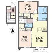 シャーメゾン上町の間取り画像