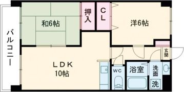 マーカス菊南の間取り画像