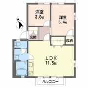 YOUハイツBの間取り画像