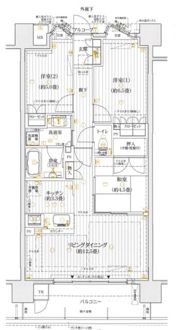 クレアホームズ一番町の間取り画像