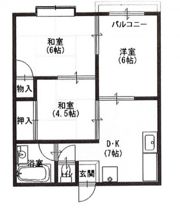 プロムナードよしだの間取り画像