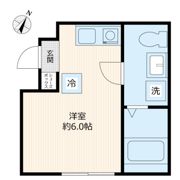 ベレガンス鷹の台Ⅱ B棟の間取り画像