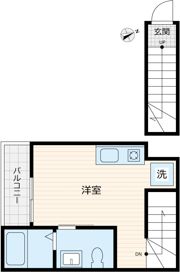 ベレガンス鷹の台Ⅱ B棟の間取り画像