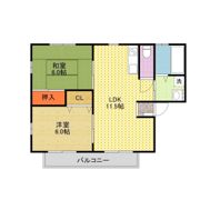 グリーンコーポの間取り画像