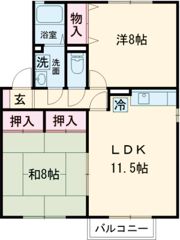 セジュールヒルトップの間取り画像