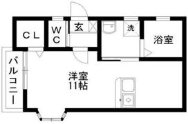 ホワイトショコラ二日市の間取り画像