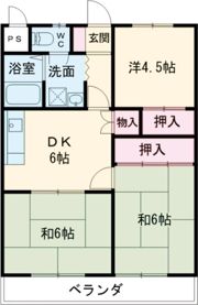 グランドハイツ森山の間取り画像