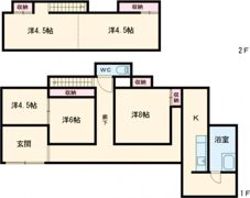 吉生戸建住宅の間取り画像