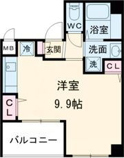 ヴィラペントハウス堺東の間取り画像