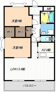 セブンスズキⅡの間取り画像
