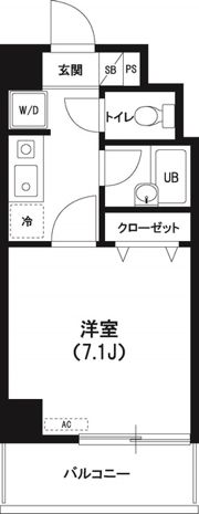 ヴィラクリヤマの間取り画像