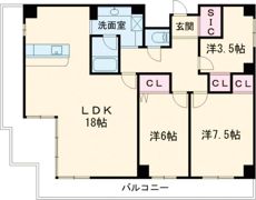 ロイヤル南茨木の間取り画像