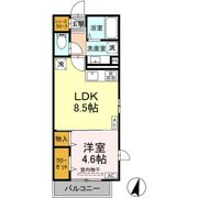 D'Tribute横濱鶴見の間取り画像