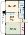 松本ハイツの間取り画像