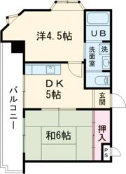 松本ハイツの間取り画像