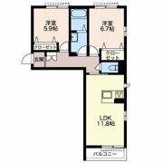 Premias平町の間取り画像