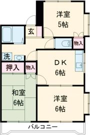 グリーンアベニュー羽村の間取り画像