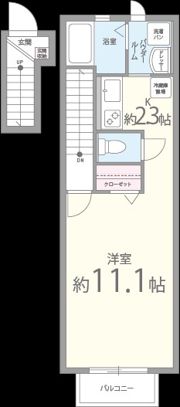 ウエストビレッジの間取り画像