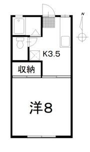 サンシャイン寺家Aの間取り画像