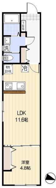 ザ・プレイス中馬込の間取り画像