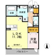 KRANE B棟の間取り画像