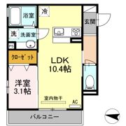 ヴィルヌーヴ アンの間取り画像