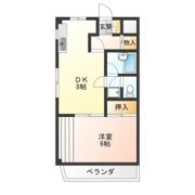 レジデンス滝の原Ⅰの間取り画像