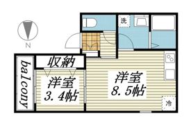 FSネコテラスの間取り画像