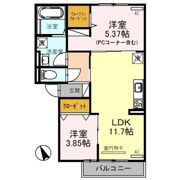 メルベーユMの間取り画像