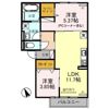 メルベーユMの間取り画像