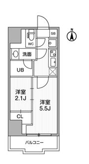 SYFORME亀戸の間取り画像