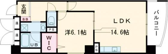 ロイヤルグランデ吹田の間取り画像