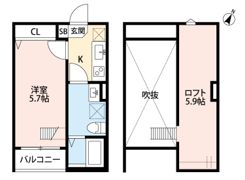 Three forest 東大宮(スリーフォレスト ヒガシオオミヤ)の間取り画像