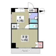 リュミエ越谷の間取り画像