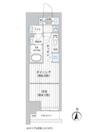 ライオンズフォーシア清澄白河の間取り画像
