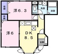 ブルーマウンテンⅢの間取り画像