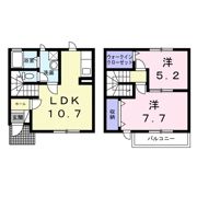 メゾンソレイユB棟の間取り画像