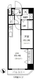 レジデンス悠海（西尾）の間取り画像