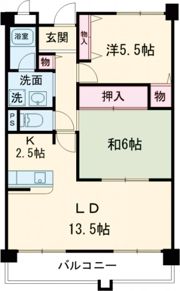 ベルデュール四條畷の間取り画像